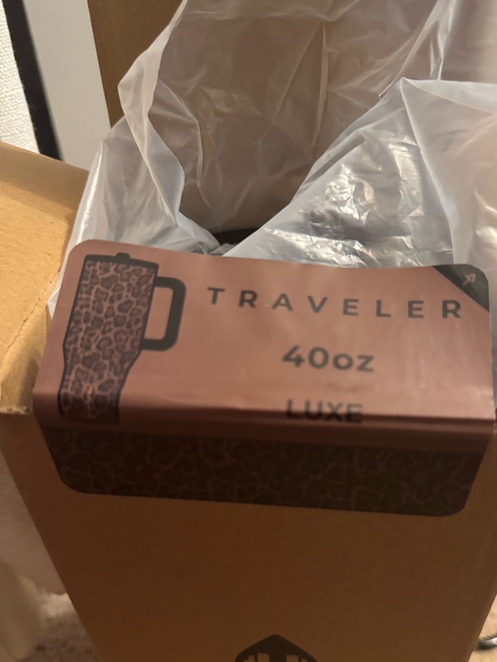 Luxe 40oz Traveler Leopard Print ACTA - Picture 4 of 4